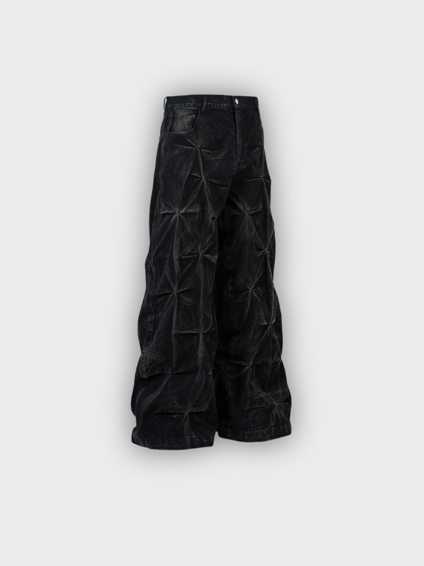 Amalfi® Vintage Pleated Wash Jeans