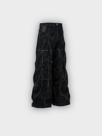 Amalfi® Vintage Pleated Wash Jeans