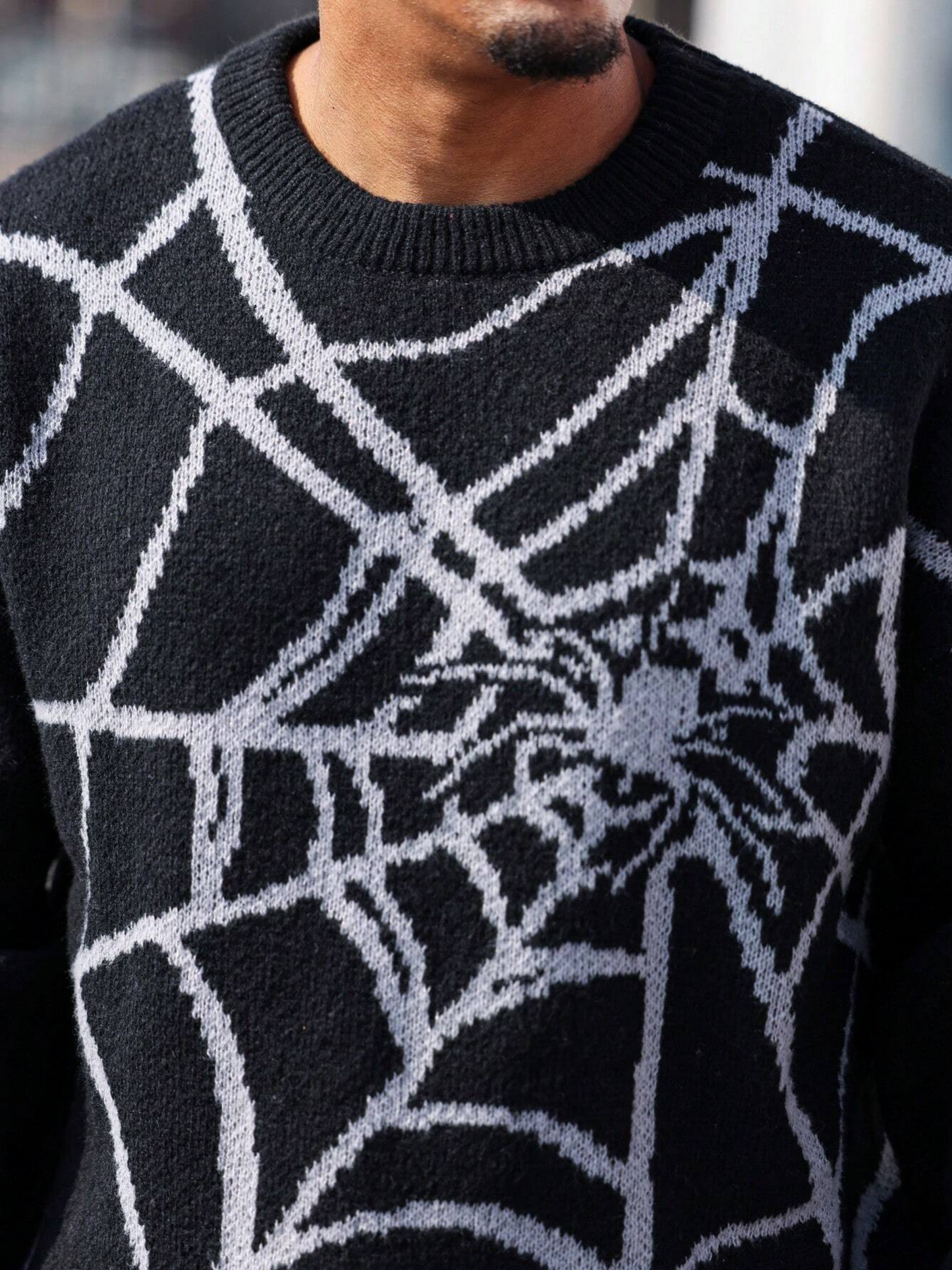 Webbed Vision Knit Sweater