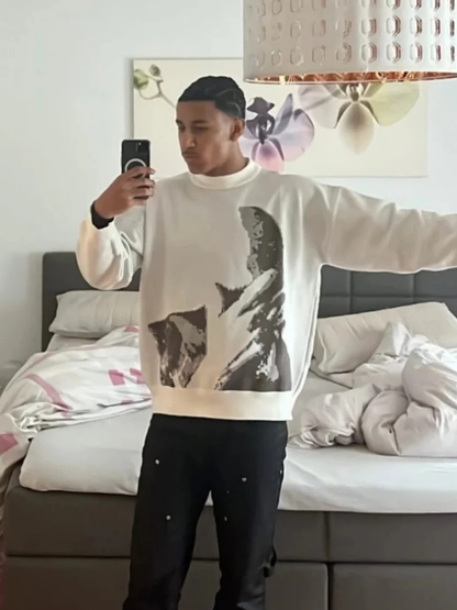 Hidden Visage Knit Sweater