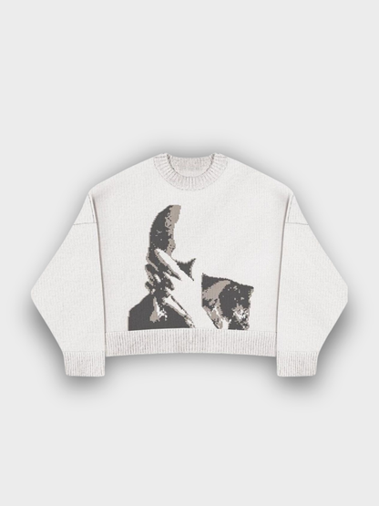 Hidden Visage Knit Sweater