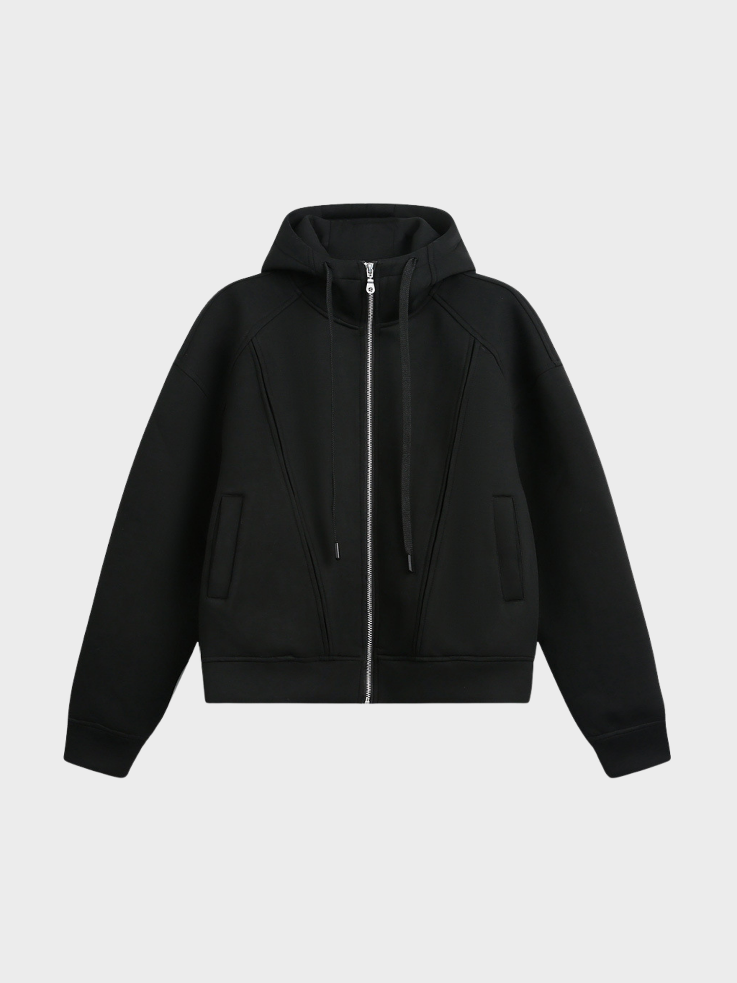 Deconstructed Contour Zip Hoodie