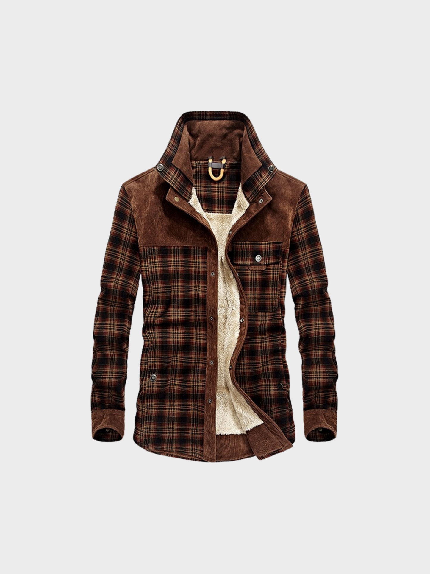Sherpa Lined Flannel Jacket