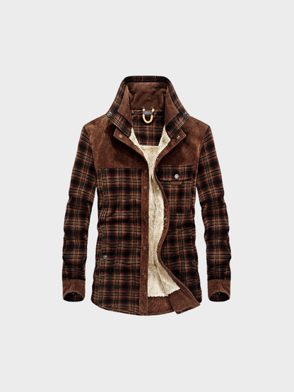 Sherpa Lined Flannel Jacket