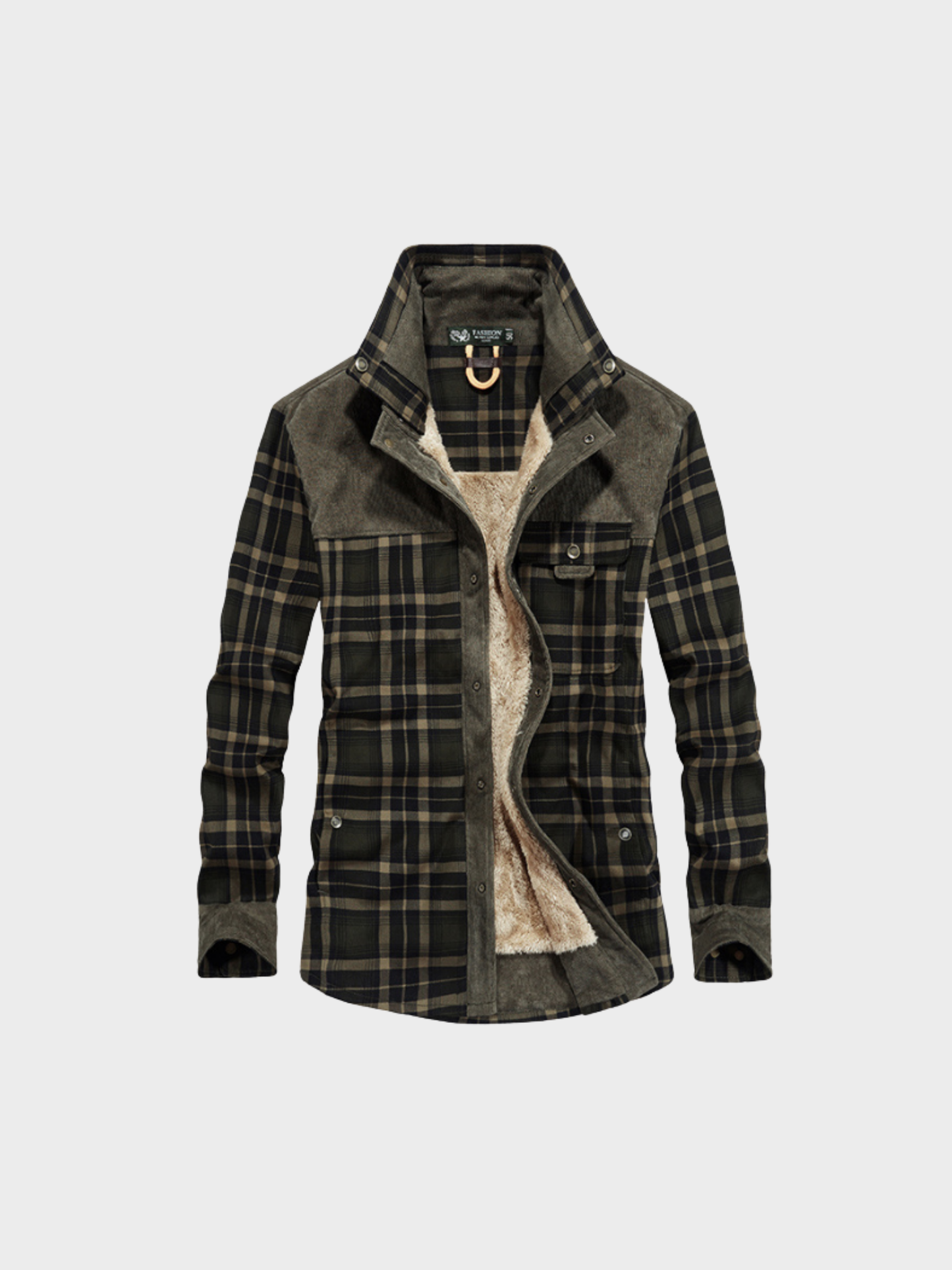 Sherpa Lined Flannel Jacket