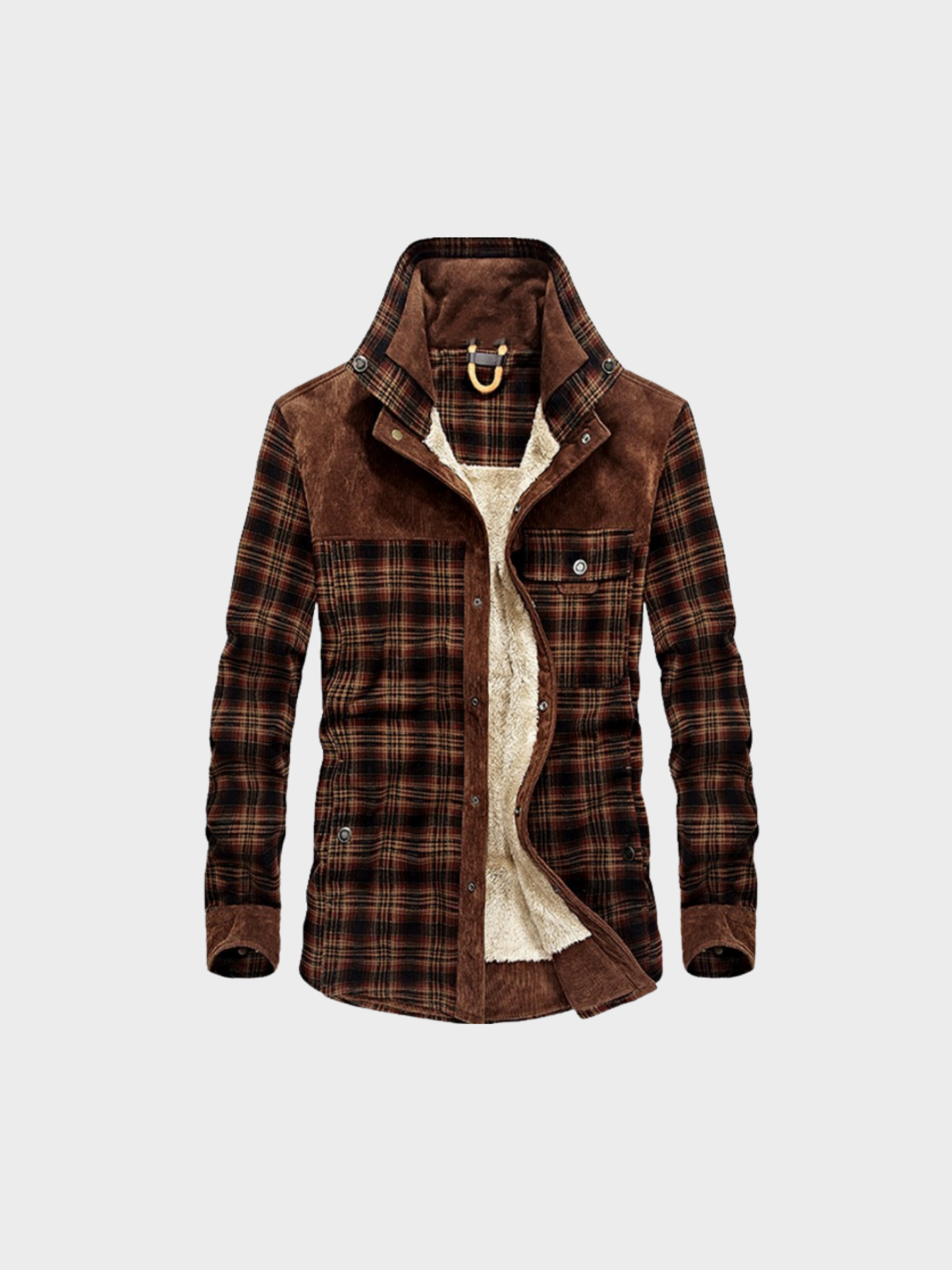 Sherpa Lined Flannel Jacket
