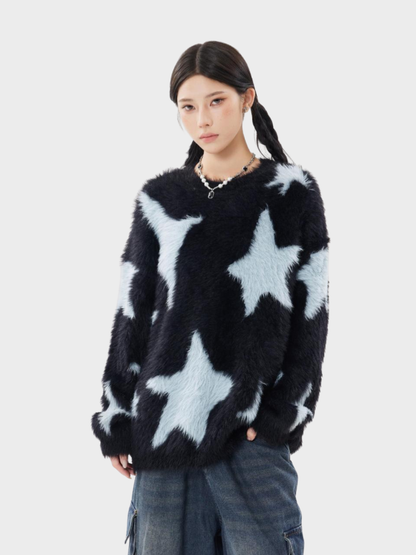 Cosmic Fluff Star Sweater
