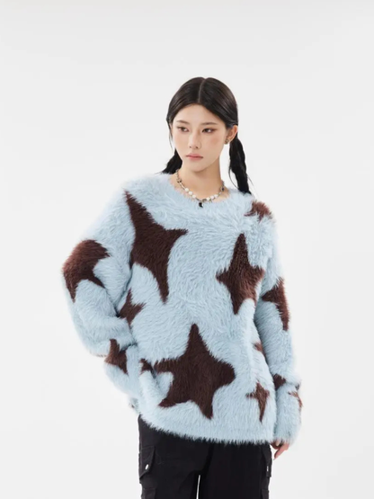 Cosmic Fluff Star Sweater