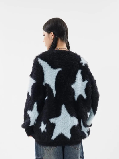 Cosmic Fluff Star Sweater