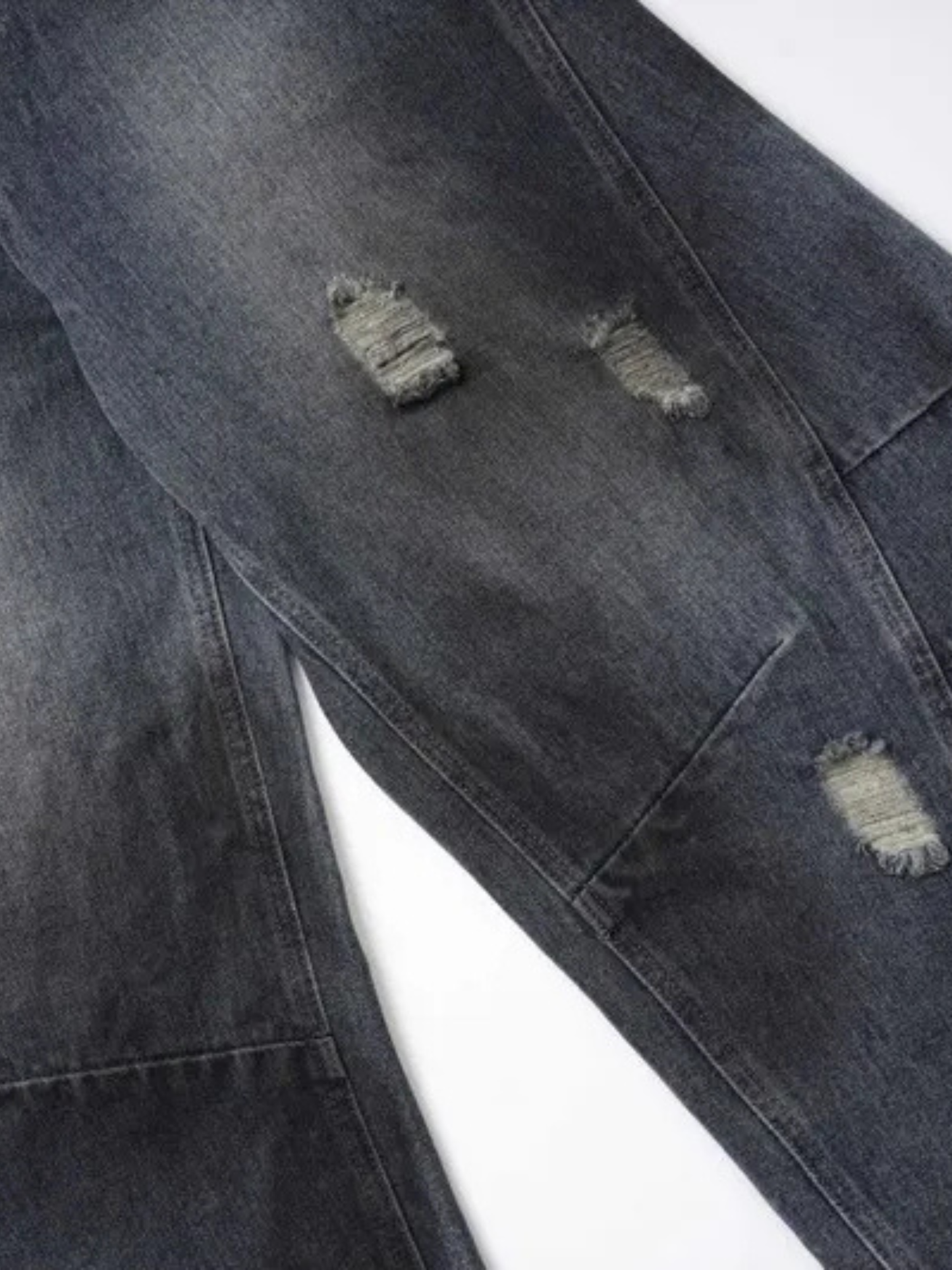 Deconstructed Revival Barrel Jeans