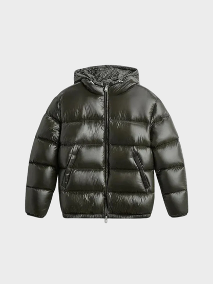 Obsidian Hooded Puffer Jacket
