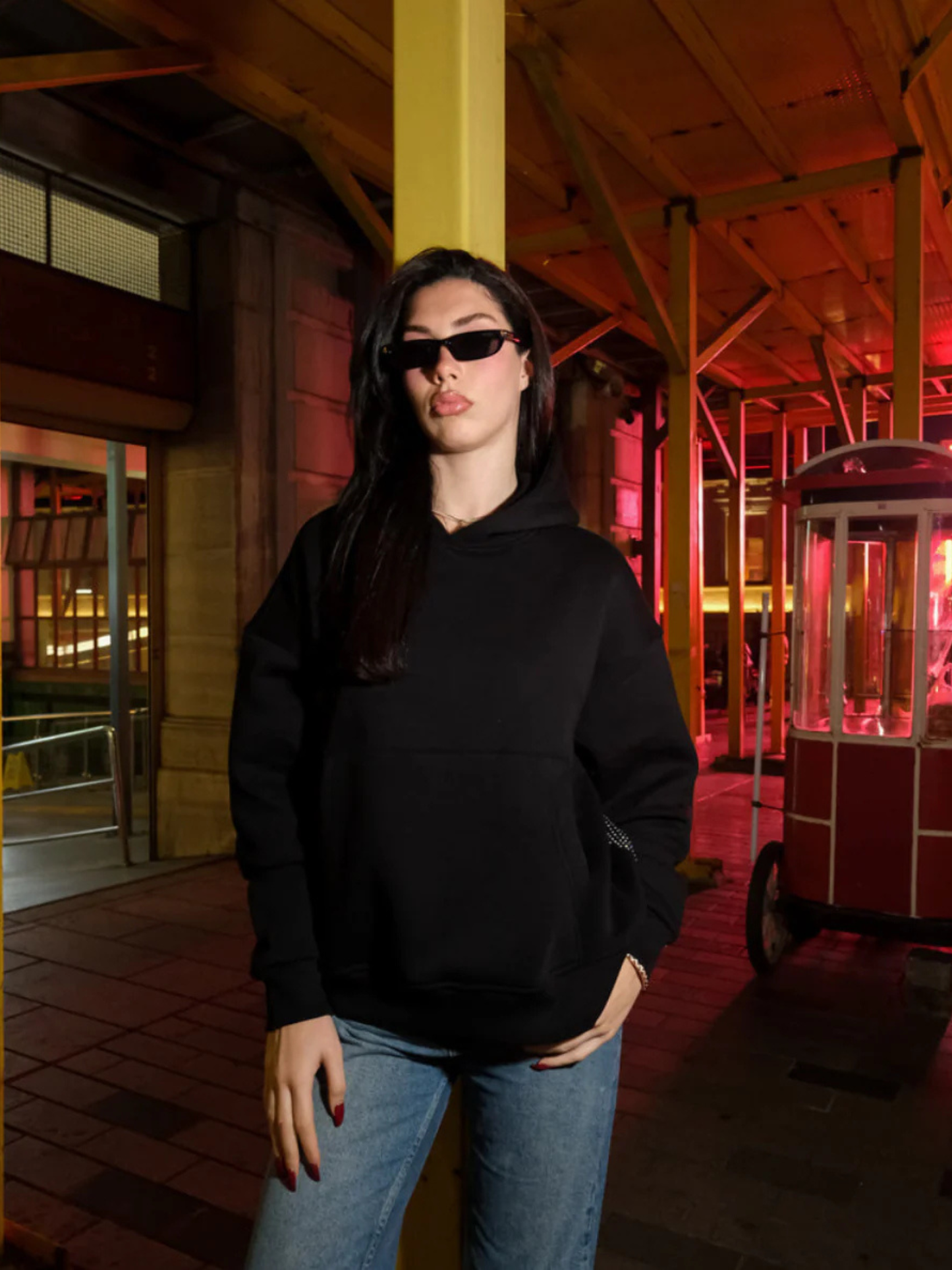 Eclipse Mesh Back Hoodie