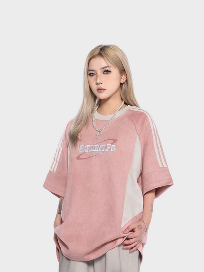 Amalfi Orbit Suede Tee