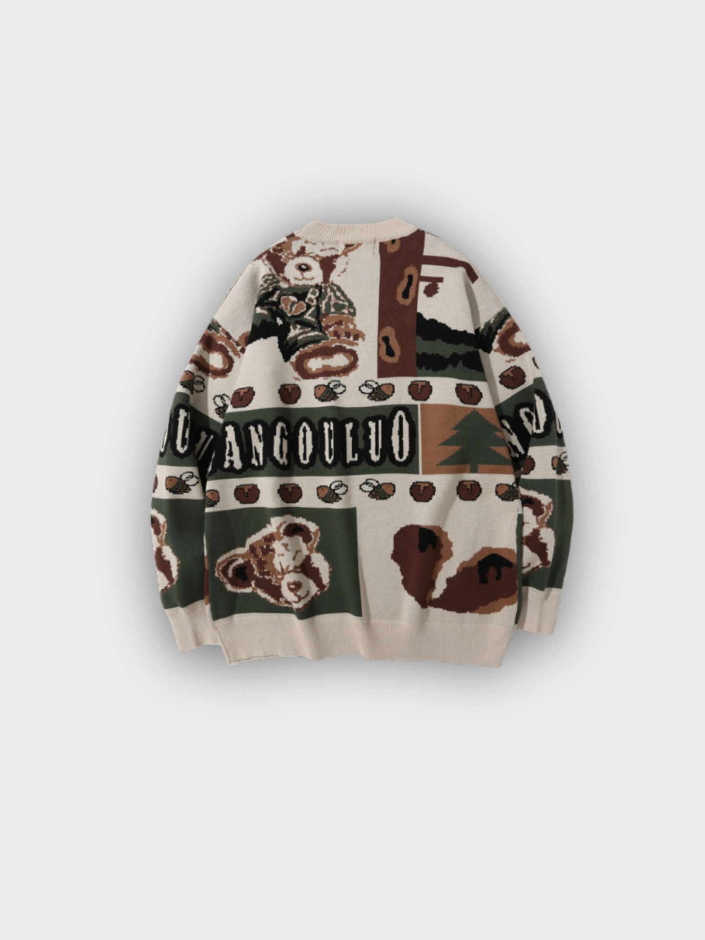 Woodland Bear Knit Sweater